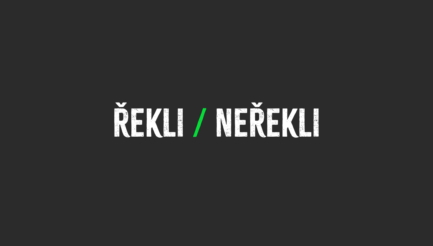 Řekli/Neřekli - Politici v akci