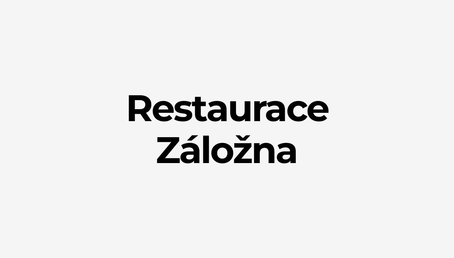 Restaurace Záložna