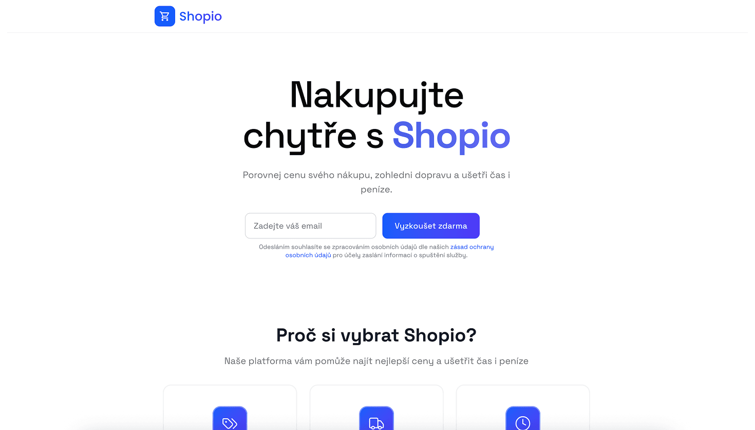 Shopiocz - Srovnávač cen